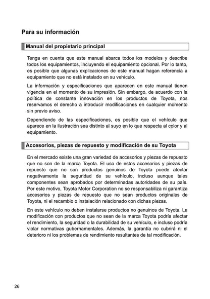 2016-2020 Toyota GT86 Manuel du propriétaire | Espagnol