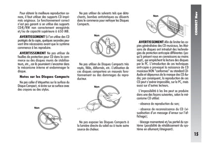 Alfa Romeo Connect Nav & Connect Nav+ Guide d'utilisation 2008 - 2011