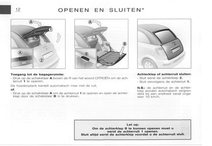 2003-2010 Citroën C3 Pluriel Manuel du propriétaire | Néerlandais