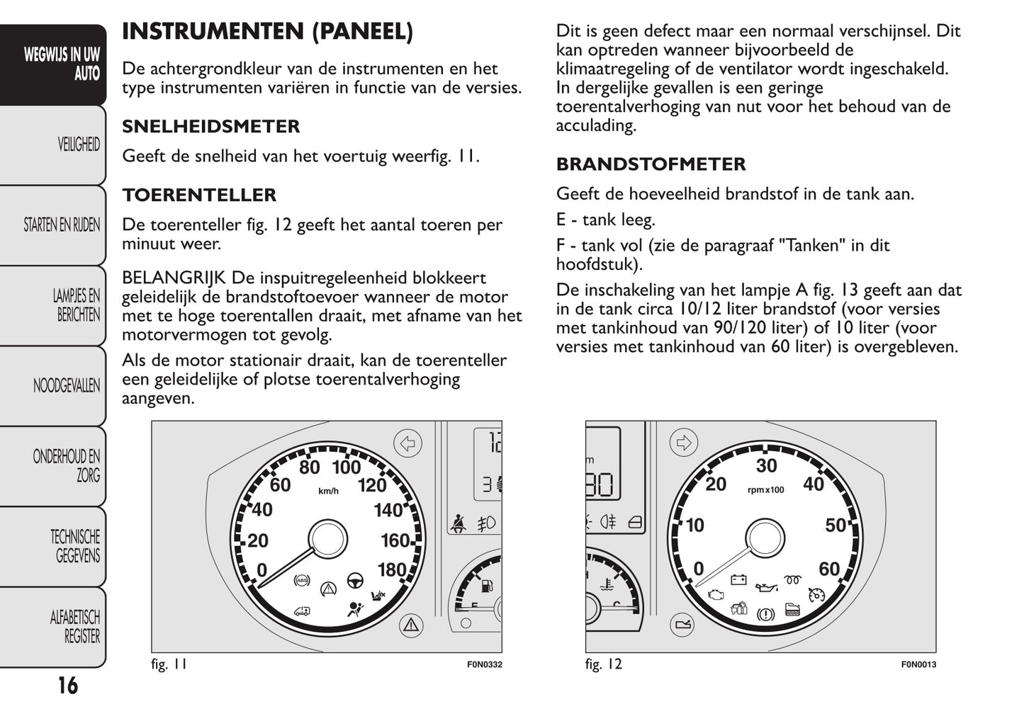 2013-2014 Fiat Ducato Euro 5 Owner's Manual | Dutch