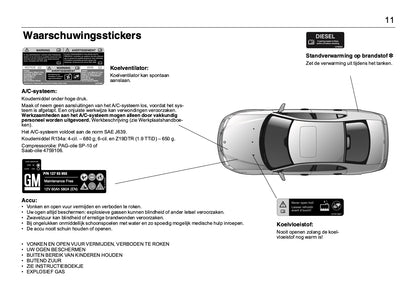 2008-2012 Saab 9-3 Gebruikershandleiding | Nederlands