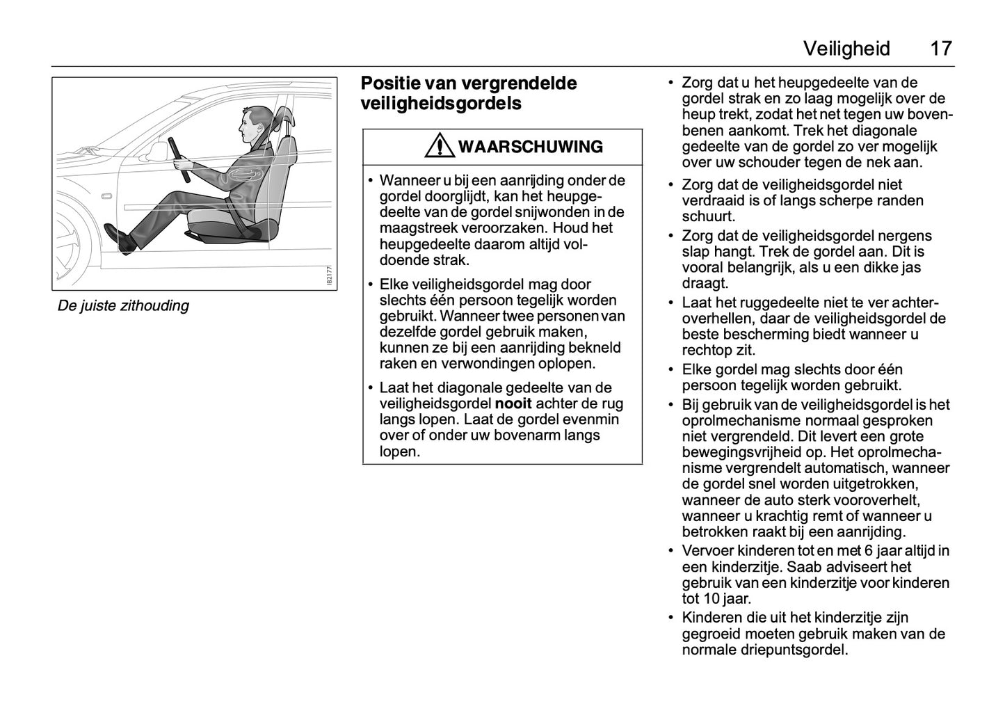 2008-2012 Saab 9-3 Gebruikershandleiding | Nederlands