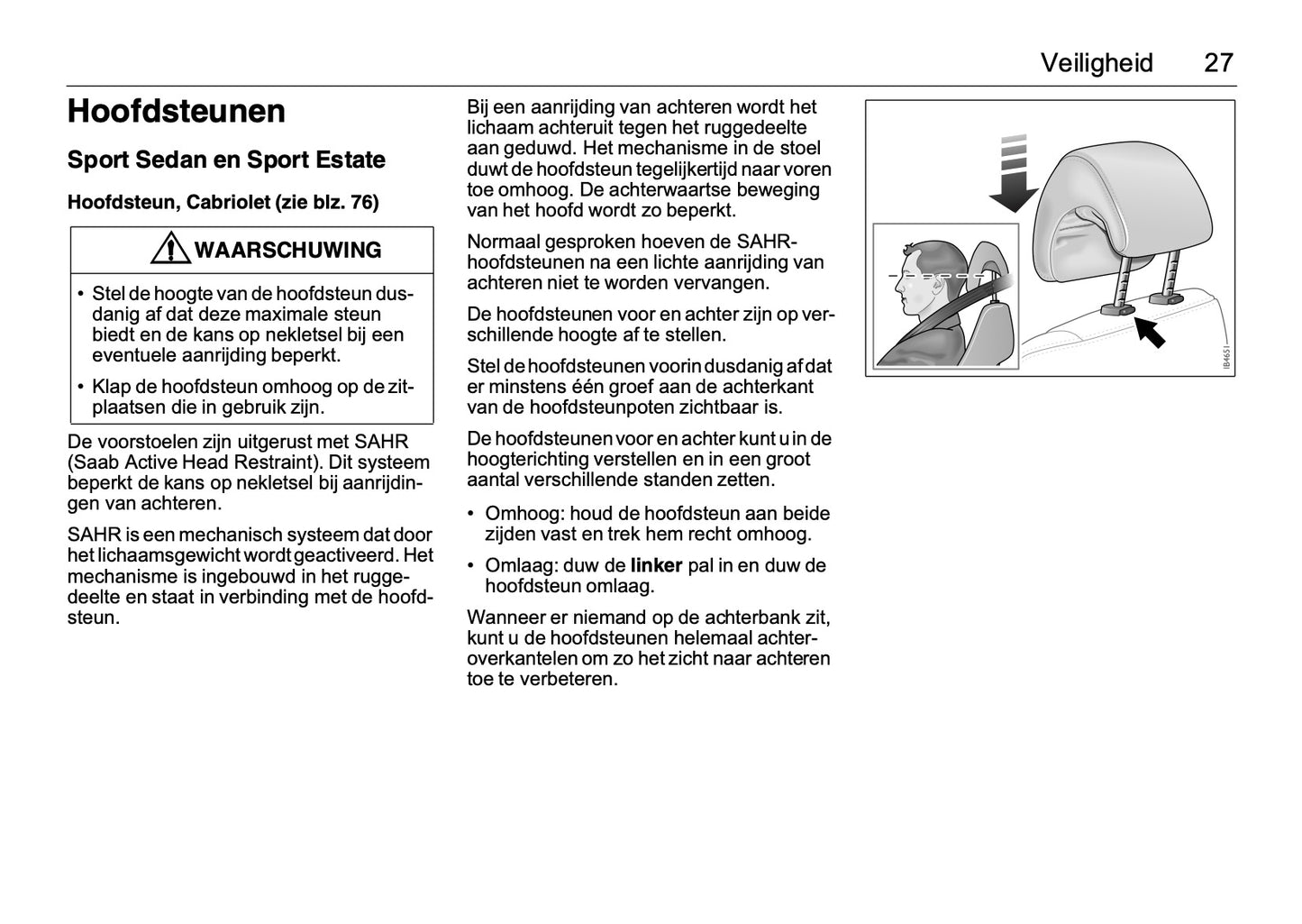 2008-2012 Saab 9-3 Gebruikershandleiding | Nederlands