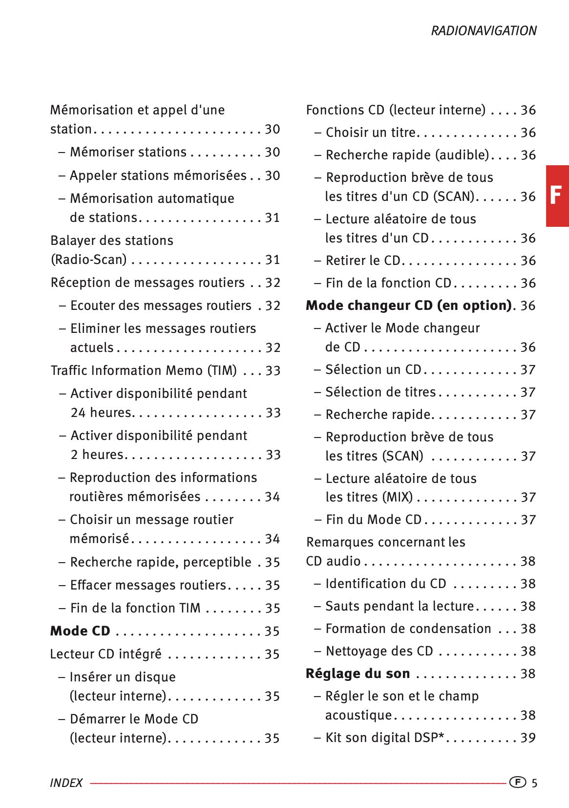 Seat Radio-Navigation Guide d'instructions