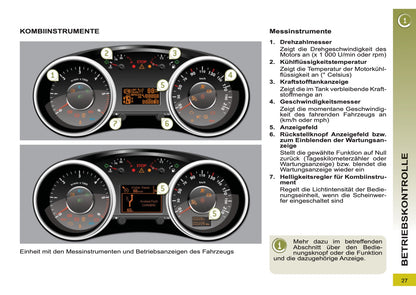 2012-2013 Peugeot 3008 Owner's Manual | German