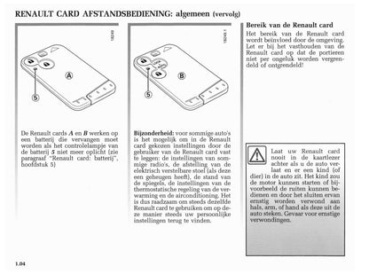 2001-2002 Renault Vel Satis Owner's Manual | Dutch