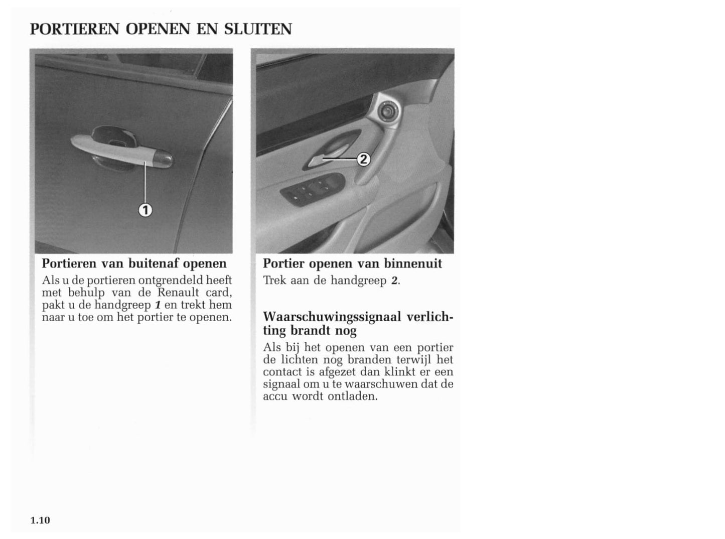 2002-2005 Renault Vel Satis Manuel du propriétaire | Néerlandais