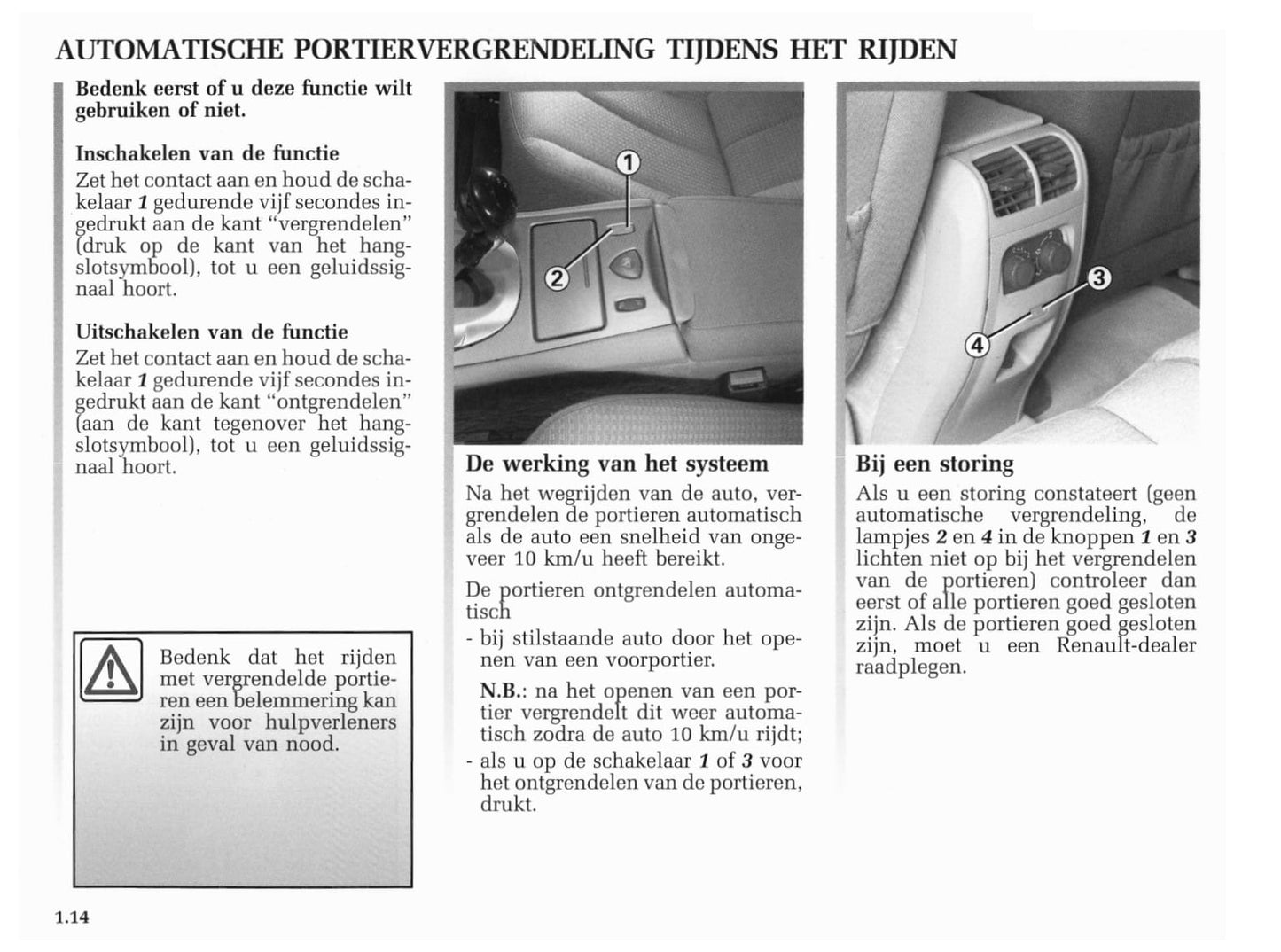 2001-2002 Renault Vel Satis Gebruikershandleiding | Nederlands