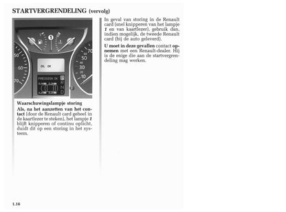 2001-2002 Renault Vel Satis Gebruikershandleiding | Nederlands