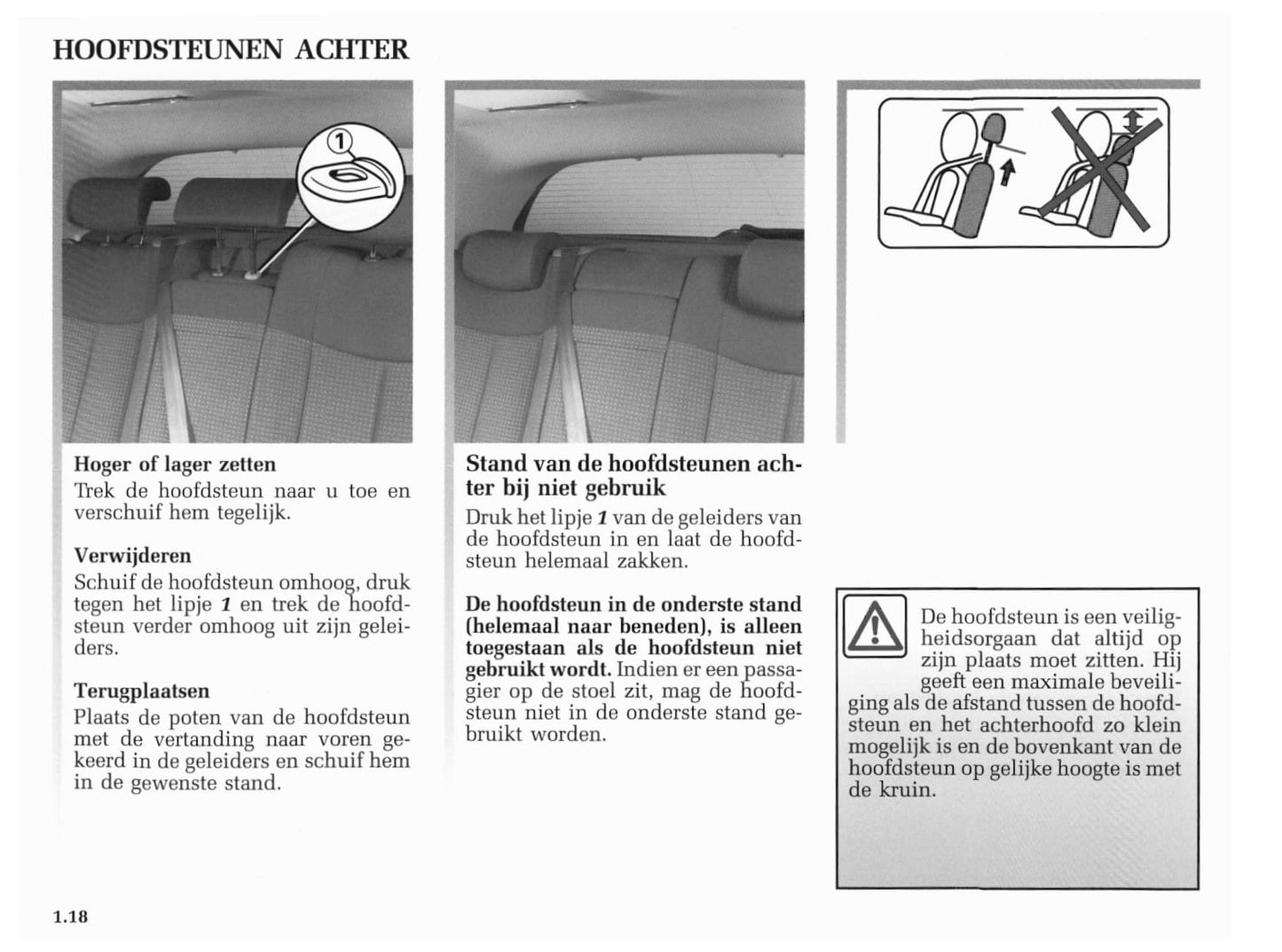 2001-2002 Renault Vel Satis Gebruikershandleiding | Nederlands