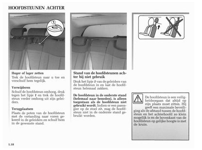 2001-2002 Renault Vel Satis Gebruikershandleiding | Nederlands