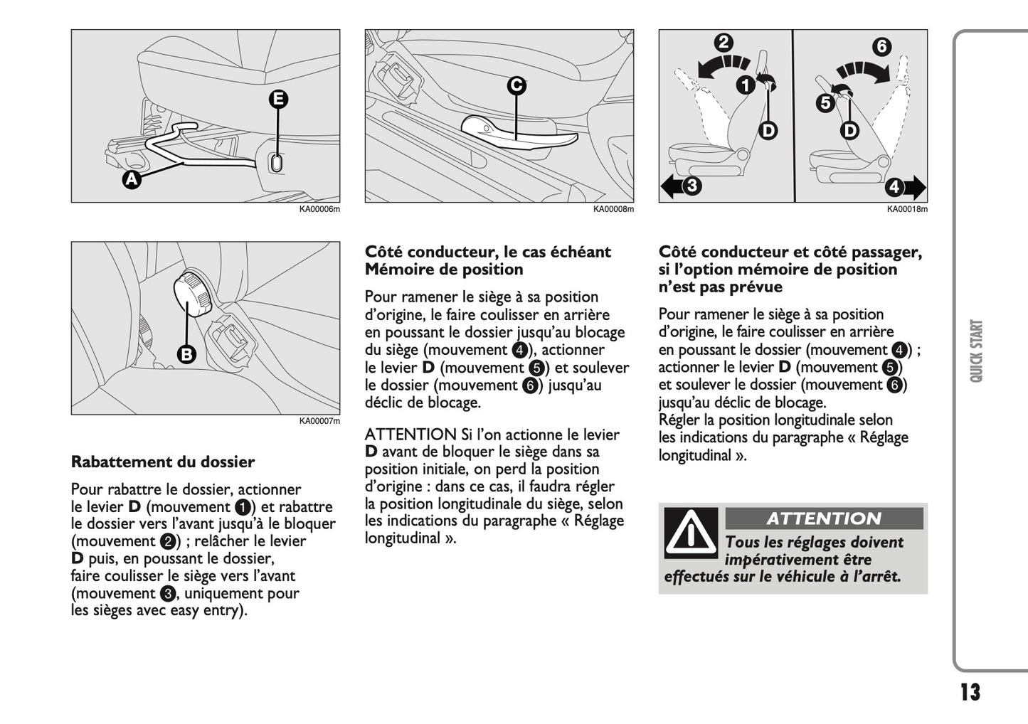 2010-2014 Ford Ka Owner's Manual | French