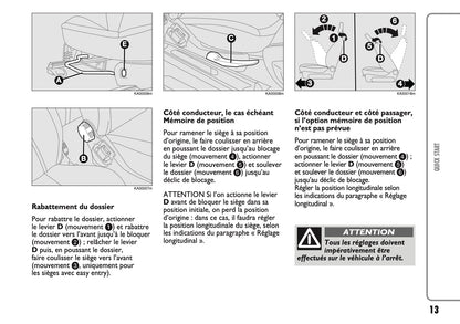 2010-2014 Ford Ka Owner's Manual | French