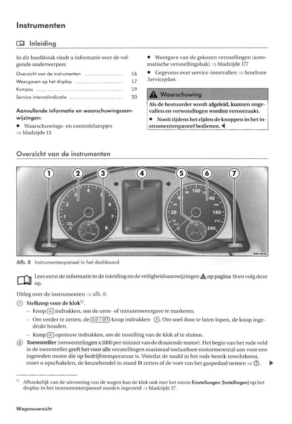 2007-2011 Volkswagen Tiguan Owner's Manual | Dutch