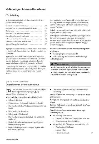 2007-2011 Volkswagen Tiguan Owner's Manual | Dutch