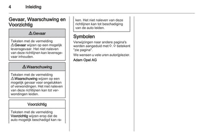 2013 Opel Vivaro Owner's Manual | Dutch