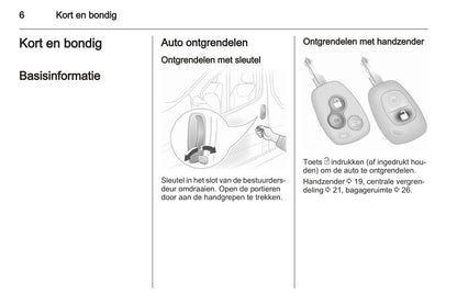 2013 Opel Vivaro Owner's Manual | Dutch