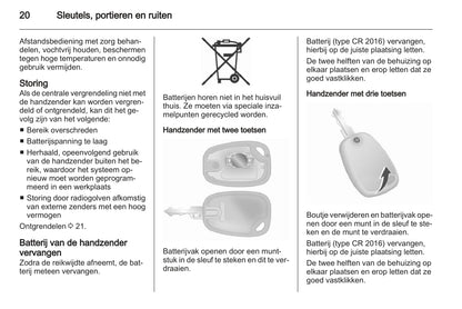 2013 Opel Vivaro Owner's Manual | Dutch