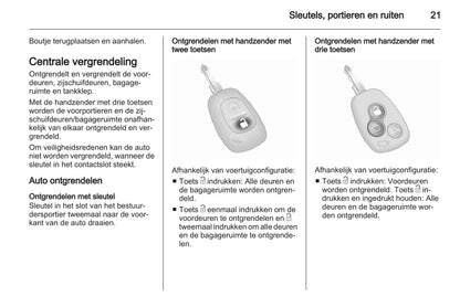 2013 Opel Vivaro Owner's Manual | Dutch