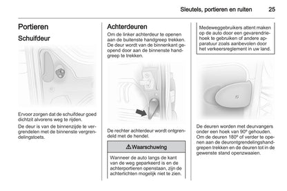 2013 Opel Vivaro Owner's Manual | Dutch