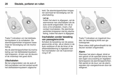 2013 Opel Vivaro Owner's Manual | Dutch