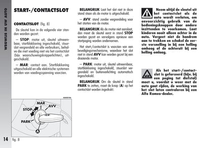 2003-2010 Alfa Romeo GT Gebruikershandleiding | Nederlands