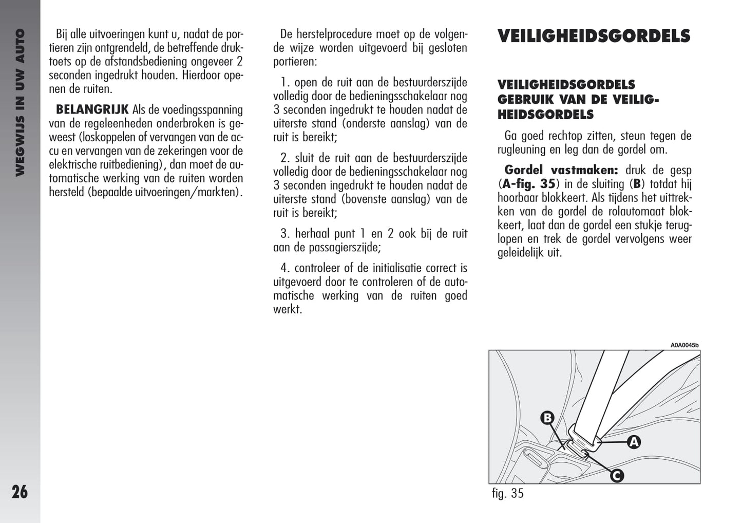 2003-2010 Alfa Romeo GT Gebruikershandleiding | Nederlands