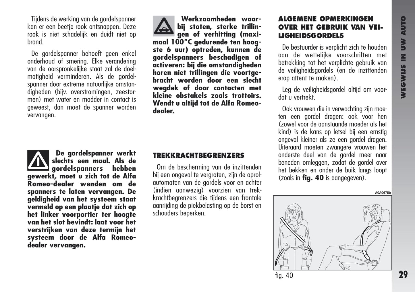 2003-2010 Alfa Romeo GT Gebruikershandleiding | Nederlands