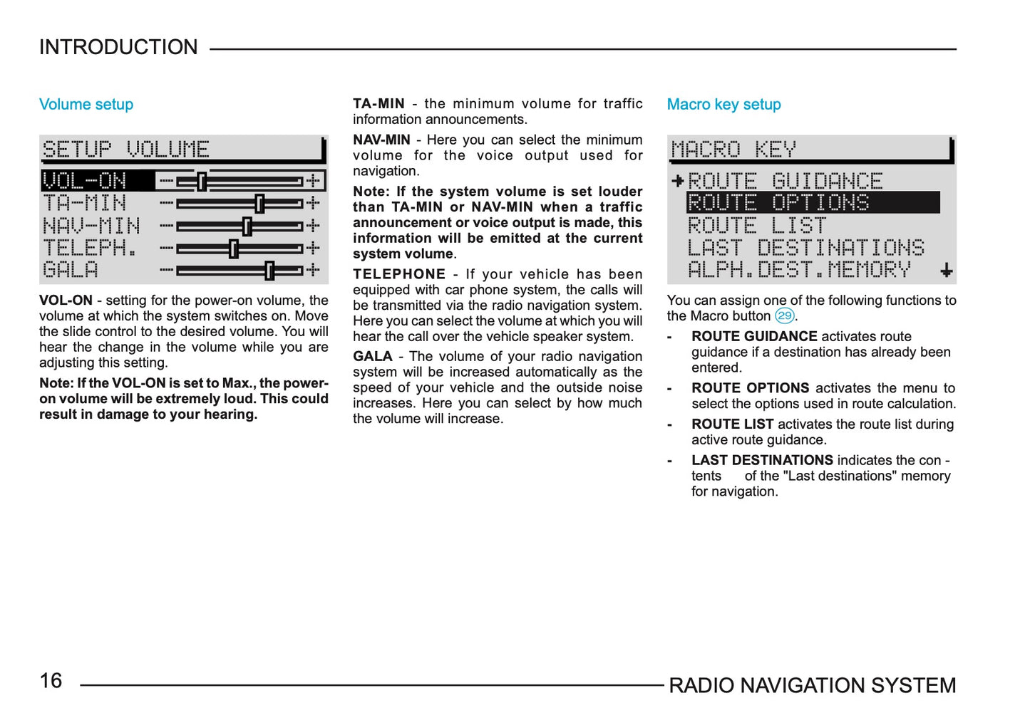 Skoda Radio Navigation System Gebruikershandleiding 2003