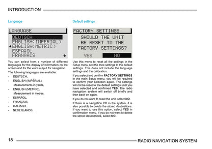 Skoda Radio Navigation System Gebruikershandleiding 2003