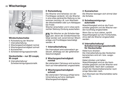 1997-1998 BMW Z3/Z3 M Gebruikershandleiding | Duits