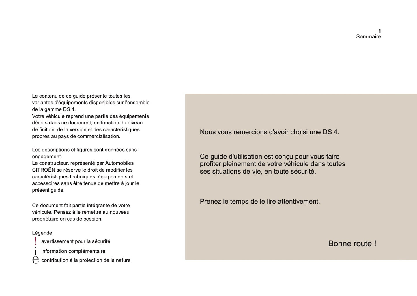 2016-2018 Citroën DS4 Manuel du propriétaire | Français