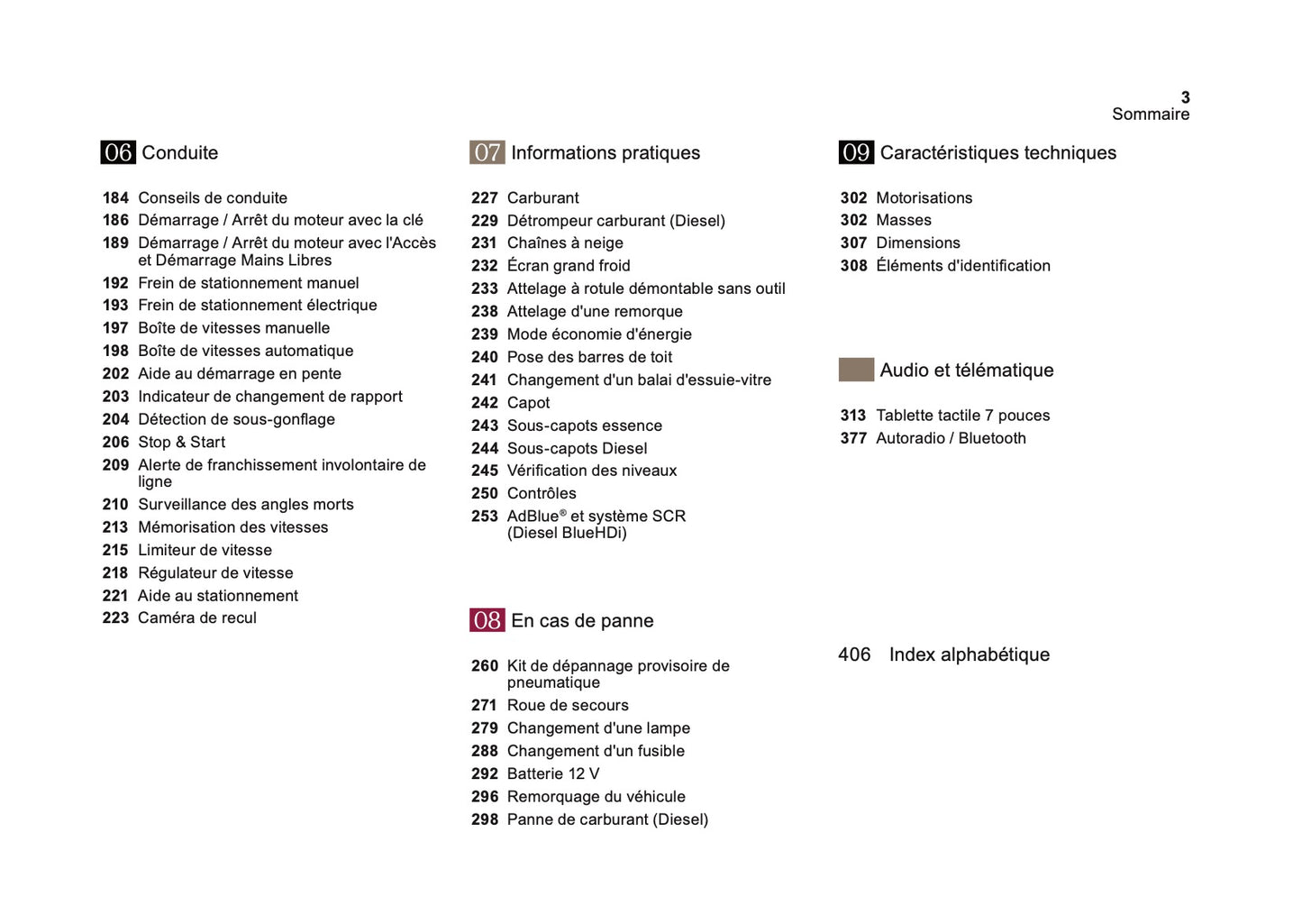 2016-2018 Citroën DS4 Manuel du propriétaire | Français