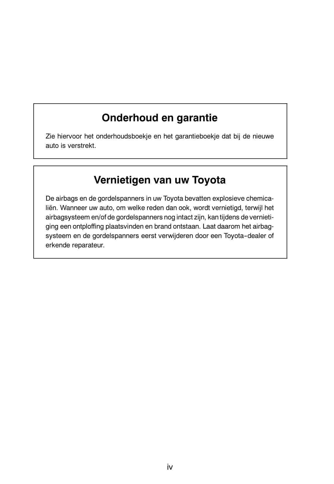 2004-2007 Toyota Corolla Manuel du propriétaire | Néerlandais