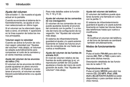 Opel Zafira Manual de infoentretenimiento 2008 - 2011