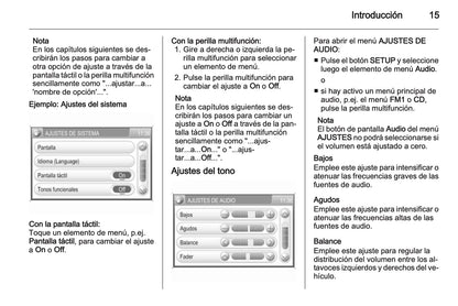 Opel Zafira Manual de infoentretenimiento 2008 - 2011