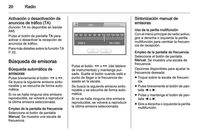 Opel Zafira Manual de infoentretenimiento 2008 - 2011