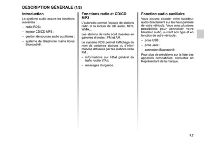 Renault R-Plug&Radio Guide d'utilisation 2014