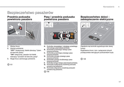 2013-2014 Peugeot 3008 Owner's Manual | Polish