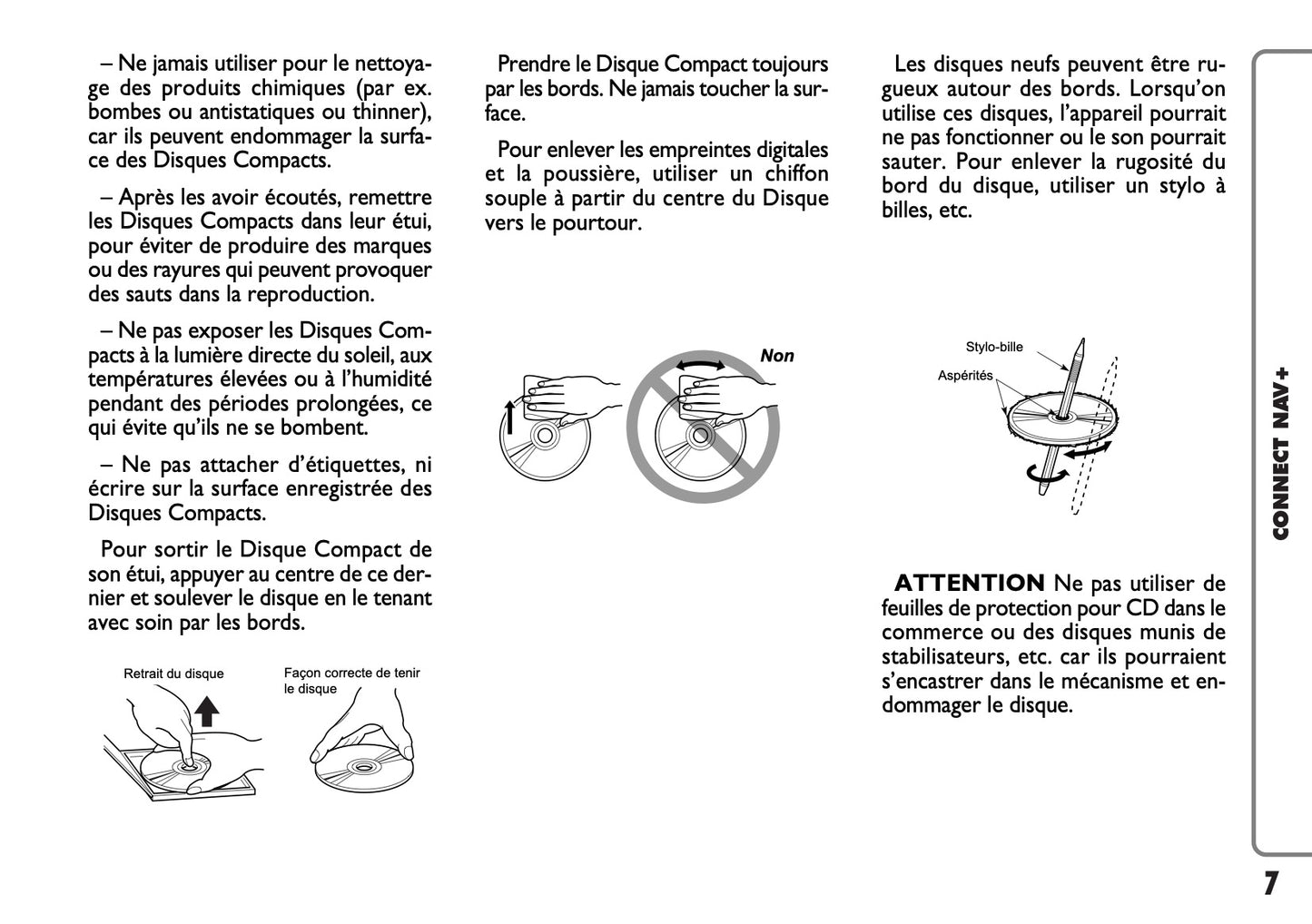 Fiat Panda CONNECT Nav+ Guide d'utilisation 2009 - 2013