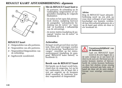 2004-2005 Renault Mégane Gebruikershandleiding | Nederlands