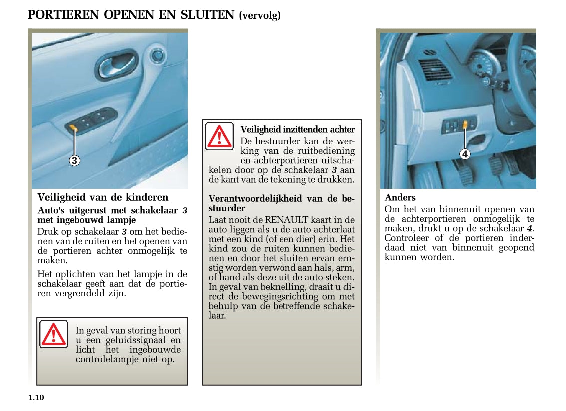 2004-2005 Renault Mégane Gebruikershandleiding | Nederlands