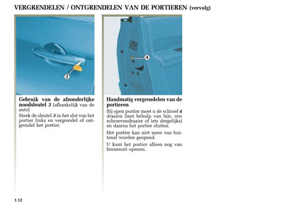 2003-2005 Renault Mégane Manuel du propriétaire | Néerlandais