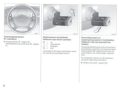 1995-1999 Opel Vectra Owner's Manual | Dutch