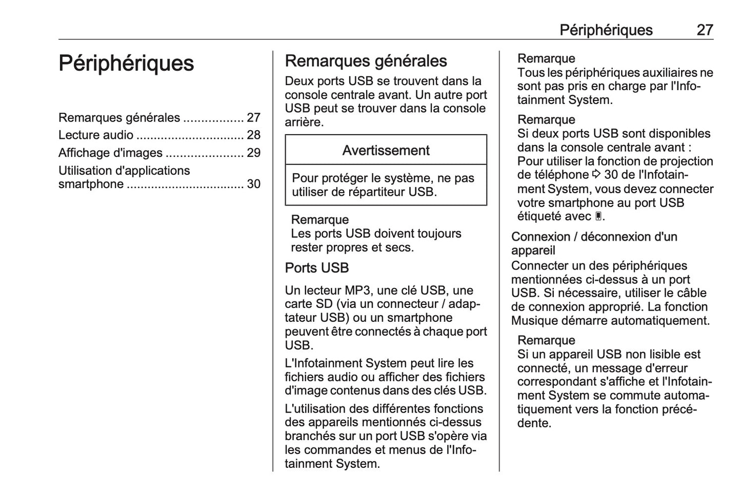 Opel Grandland X Guide de l'Infotainment 2017 - 2020