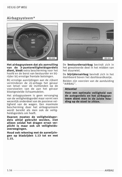 1999-2002 Seat Ibiza Manuel du propriétaire | Néerlandais