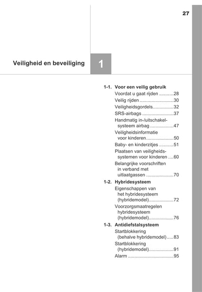 2013-2014 Toyota Auris / Auris Hybrid Gebruikershandleiding | Nederlands