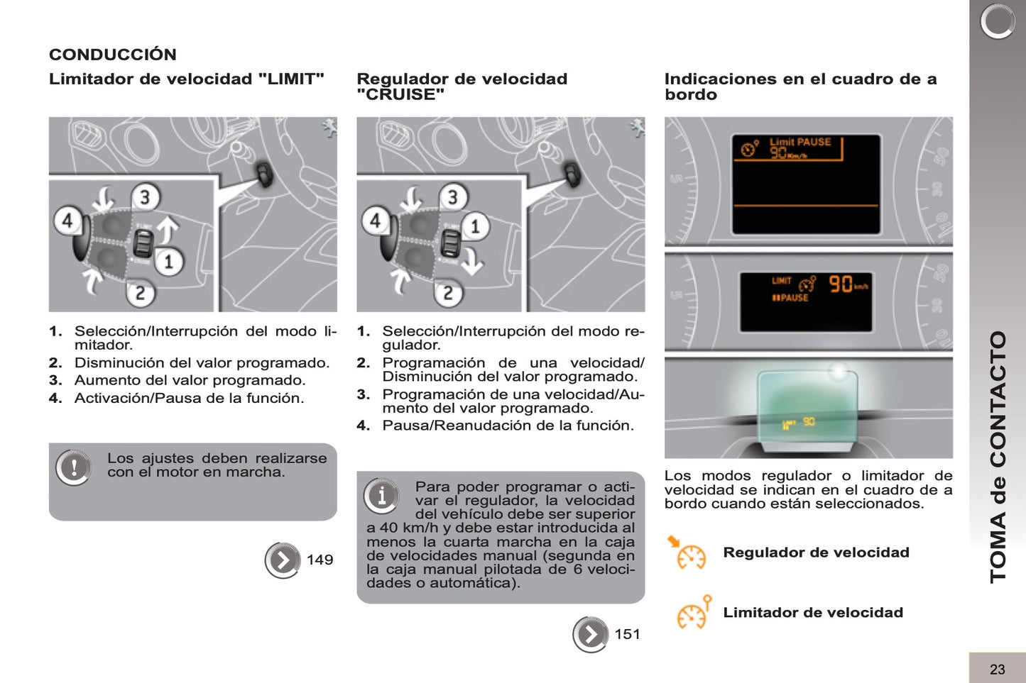 2012-2013 Peugeot 3008 Owner's Manual | Spanish