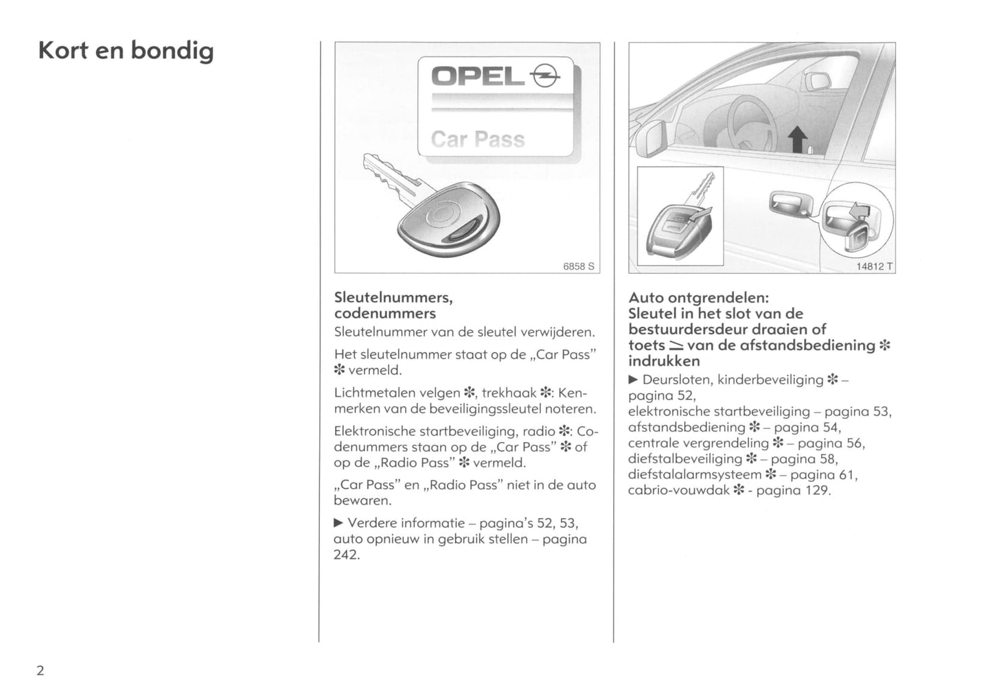 2000-2005 Opel Astra Manuel du propriétaire | Néerlandais