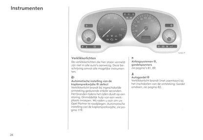 2000-2005 Opel Astra Gebruikershandleiding | Nederlands